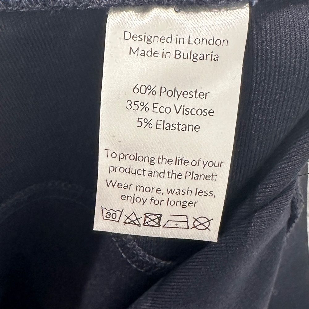 Saint + Sofia Finsbury Pant – Navy – Size 4 / XS – 28” Inseam - Picture 7 of 7